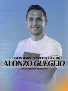 🔥 Ce dimanche, ne manque pas ce rendez-vous !
Nous avons la joie de recevoir le pasteur @alonzogueglio pour un temps puissant dans la présence de Dieu 🙌
📍 1 boulevard Guynemer – Beausoleil
⏰ 2 cultes : 9h & 11h
👉 tu vas être surpris par ce que Dieu va faire ❤️‍🔥