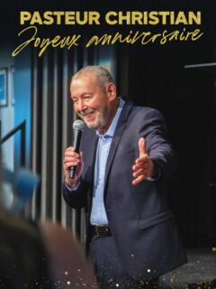 Aujourd’hui nous voulons célébrer et honorer Christian Kadi, notre pasteur. 🎉🎉 
Un homme de Dieu incroyable, rempli d’amour et de compassion et surtout un homme de foi, amoureux de Jésus. 
Merci d’être un exemple et un encouragement pour nous tous, on vous aime ! ❤️
👉 Laissez-lui un petit mot en commentaire pour l’encourager et l’honorer aujourd’hui ! 💬👇