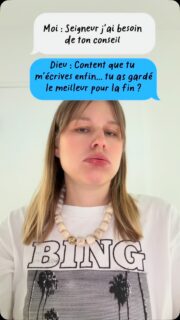 Pas ce à quoi je m’attendais 😬